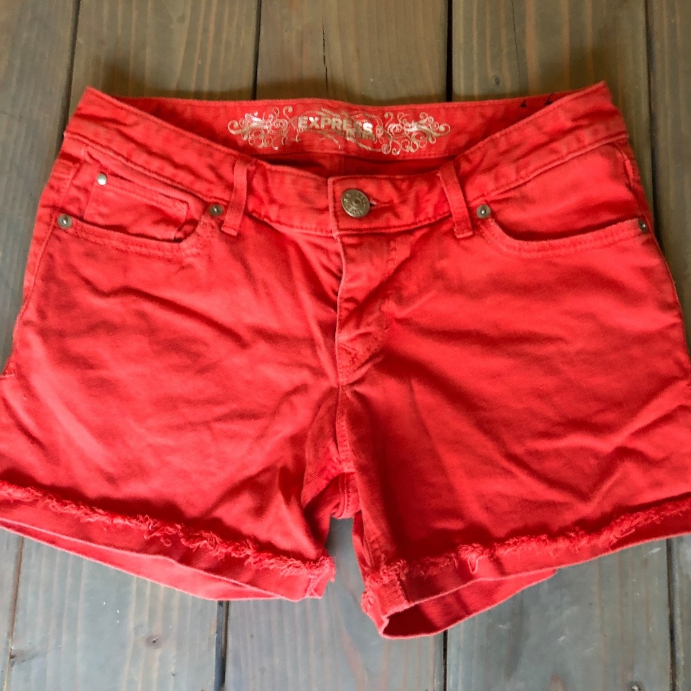 Tomato Red Express Shorts sz 4
